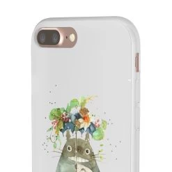 Totoro With Flower Umbrella IPhone Cases -Ghibli Shop 45053 7