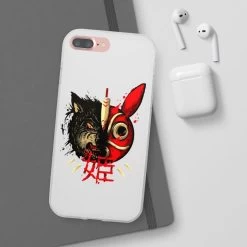 Princess Mononoke Mask & Wolf IPhone Cases -Ghibli Shop 45053 8 2