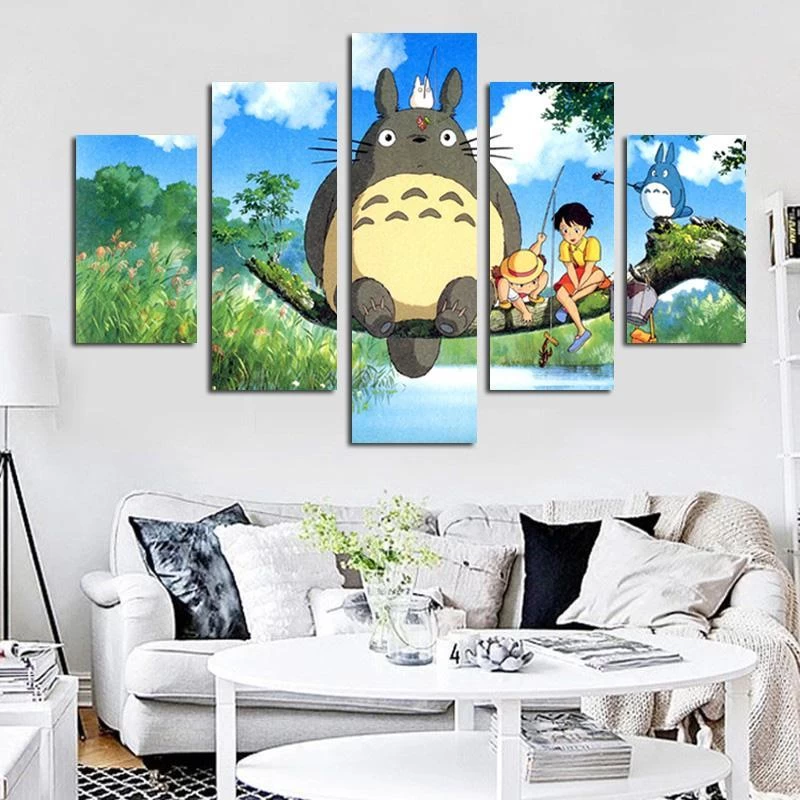 Totoro Art Wall Poster 3 Totoro Art Wall Poster
