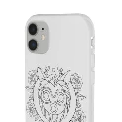 Princess Mononoke Mask In Black And White IPhone Cases 38 Princess Mononoke Mask In Black And White IPhone Cases -Ghibli Shop 62579 10 1
