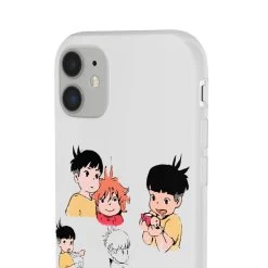 Ponyo And Sosuke Sketch IPhone Cases -Ghibli Shop 62579 10