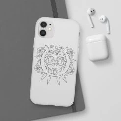 Princess Mononoke Mask In Black And White IPhone Cases 39 Princess Mononoke Mask In Black And White IPhone Cases -Ghibli Shop 62579 11 1