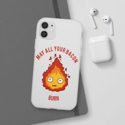 Calcifer: May All Your Bacon Burn IPhone Cases -Ghibli Shop 62579 116 1