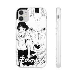 Princess Mononoke Black & White IPhone Cases -Ghibli Shop 62579 198