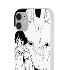 Princess Mononoke Black & White IPhone Cases -Ghibli Shop 62579 199