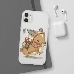 Princess Mononoke Ashitaka And Yakul Chibi IPhone Cases -Ghibli Shop 62579 26