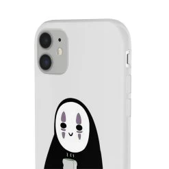 Cute No Face Kaonashi Drinking Hot Tea IPhone Cases -Ghibli Shop 62579 310
