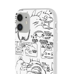Totoro Original Character Sketch IPhone Cases -Ghibli Shop 62579 34