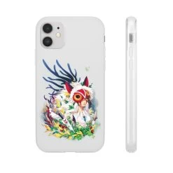 Princess Mononoke Colorful Portrait IPhone Cases -Ghibli Shop 62579 381