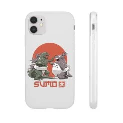 Totoro Vs Godzilla Sumo IPhone Cases -Ghibli Shop 62579 450