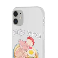 Ponyo Loves Ham IPhone Cases -Ghibli Shop 62579 49