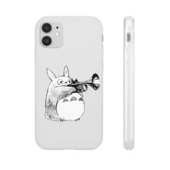 Totoro And The Trumpet IPhone Cases -Ghibli Shop 62579 51 1