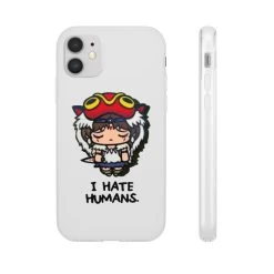Princess Mononoke Chibi – I Hate Humans IPhone Cases -Ghibli Shop 62579 513