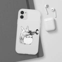 Totoro And The Trumpet IPhone Cases -Ghibli Shop 62579 53 1
