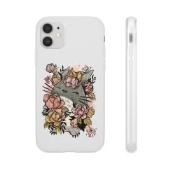 Totoro By The Flowers IPhone Cases -Ghibli Shop 62579 534