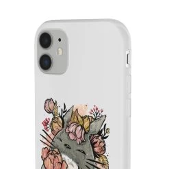 Totoro By The Flowers IPhone Cases -Ghibli Shop 62579 535