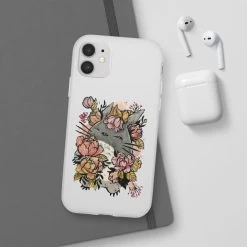 Totoro By The Flowers IPhone Cases -Ghibli Shop 62579 536