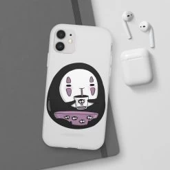Cute No Face Kaonashi Drinking Bubble Tea IPhone Cases -Ghibli Shop 62579 596