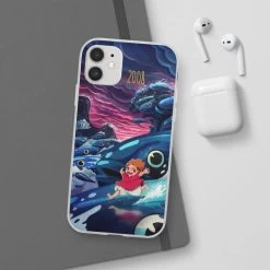 Ponyo 2008 Illustration IPhone Cases -Ghibli Shop 62579 656