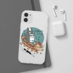Totoro Riding Catbus IPhone Cases -Ghibli Shop 62579 713