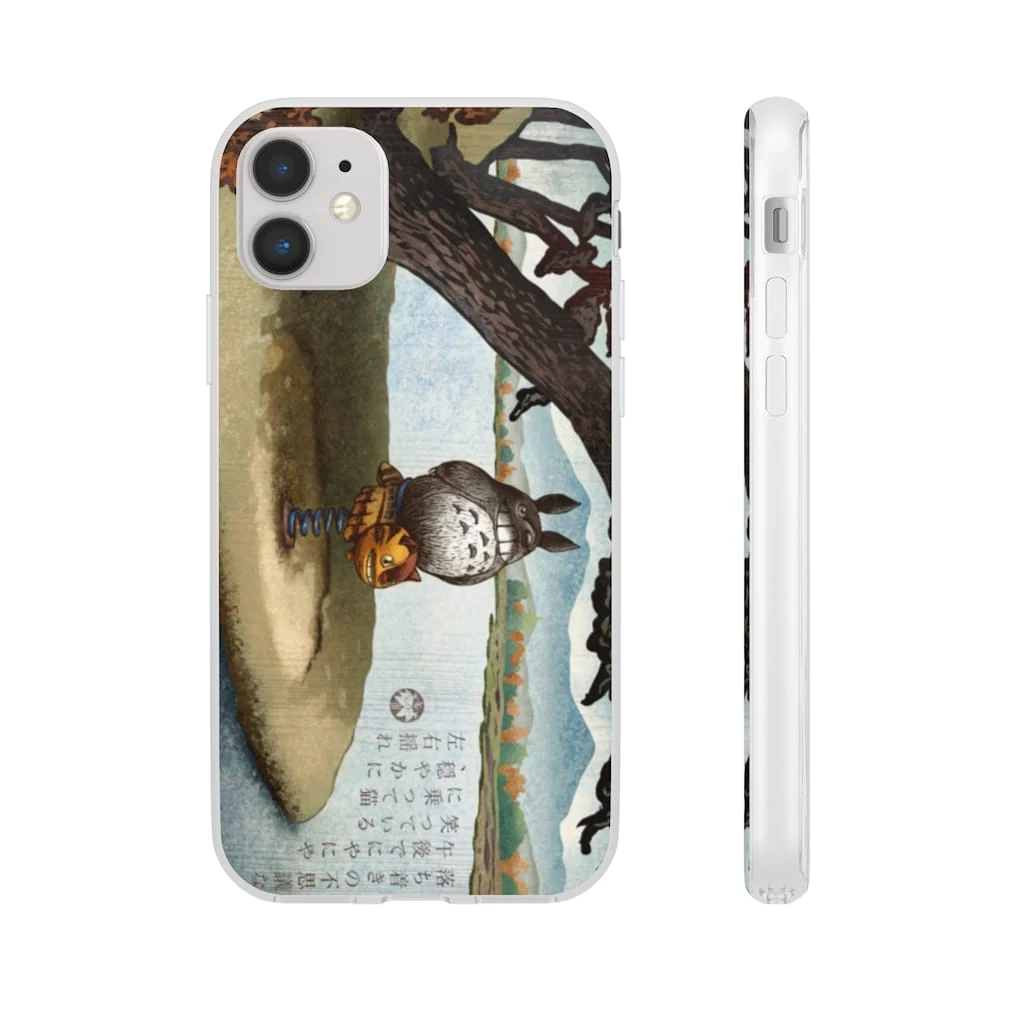Totoro On The Catbus Spring Ride IPhone Cases 15 Totoro On The Catbus Spring Ride IPhone Cases - Image 13