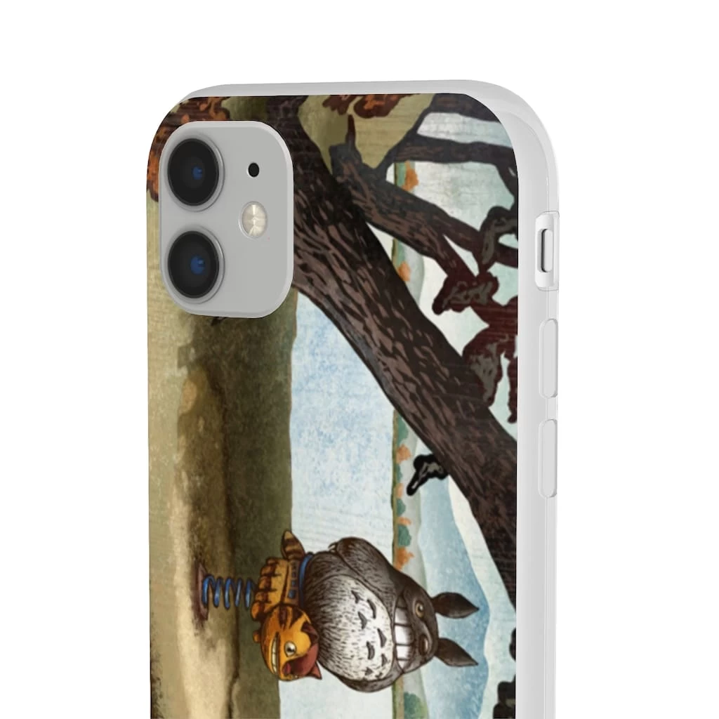 Totoro On The Catbus Spring Ride IPhone Cases 16 Totoro On The Catbus Spring Ride IPhone Cases - Image 14