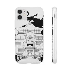 Spirited Away Bathhouse Illustrated Graphic IPhone Cases -Ghibli Shop 62579 750
