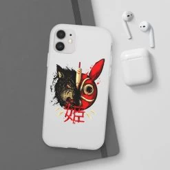 Princess Mononoke Mask & Wolf IPhone Cases -Ghibli Shop 62579 8 2