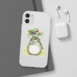Totoro With Flower Umbrella IPhone Cases -Ghibli Shop 62579 8