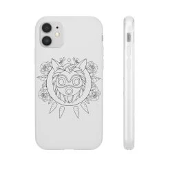 Princess Mononoke Mask In Black And White IPhone Cases 37 Princess Mononoke Mask In Black And White IPhone Cases -Ghibli Shop 62579 9 1