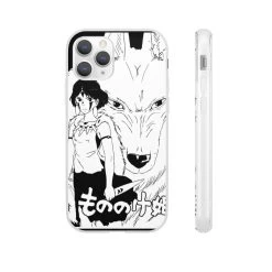 Princess Mononoke Black & White IPhone Cases -Ghibli Shop 62580 198