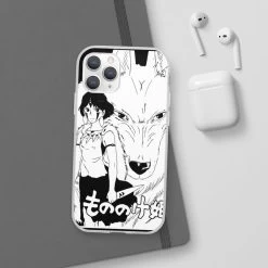 Princess Mononoke Black & White IPhone Cases -Ghibli Shop 62580 200