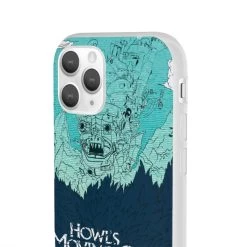 Howl’s Moving Castle Blue Tone Art IPhone Cases -Ghibli Shop 62580 208