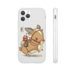 Princess Mononoke Ashitaka And Yakul Chibi IPhone Cases -Ghibli Shop 62580 24