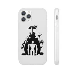 Studio Ghibli Black & White Art Compilation IPhone Cases 40 Studio Ghibli Black & White Art Compilation IPhone Cases -Ghibli Shop 62580 3