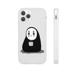 Cute No Face Kaonashi Drinking Hot Tea IPhone Cases -Ghibli Shop 62580 309