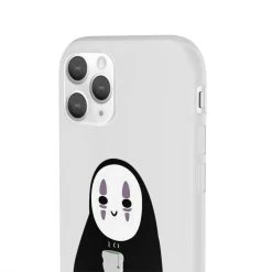 Cute No Face Kaonashi Drinking Hot Tea IPhone Cases -Ghibli Shop 62580 310