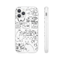 Totoro Original Character Sketch IPhone Cases -Ghibli Shop 62580 33