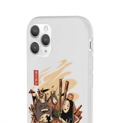 Totoro And No Face Ramen Bath IPhone Cases -Ghibli Shop 62580 37 1