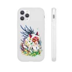 Princess Mononoke Colorful Portrait IPhone Cases -Ghibli Shop 62580 381