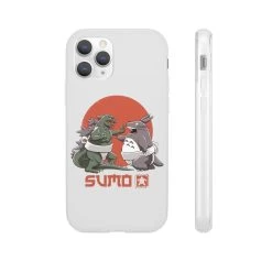 Totoro Vs Godzilla Sumo IPhone Cases -Ghibli Shop 62580 450