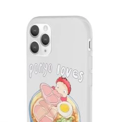 Ponyo Loves Ham IPhone Cases -Ghibli Shop 62580 49