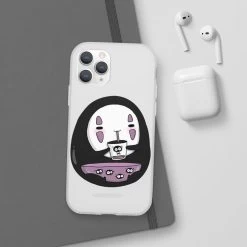Cute No Face Kaonashi Drinking Bubble Tea IPhone Cases -Ghibli Shop 62580 593