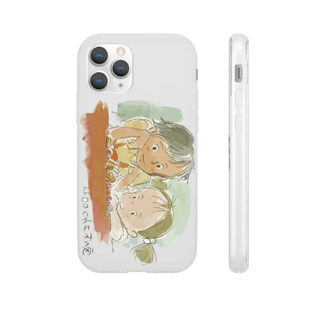 My Neighbor Totoro – Mei & Satsuki Water Color IPhone Cases 3 My Neighbor Totoro – Mei & Satsuki Water Color IPhone Cases