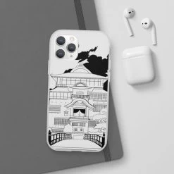Spirited Away Bathhouse Illustrated Graphic IPhone Cases -Ghibli Shop 62580 749