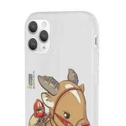 Princess Mononoke Ashitaka And Yakul Chibi IPhone Cases -Ghibli Shop 62581 25