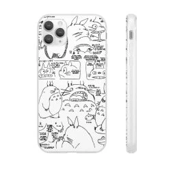 Totoro Original Character Sketch IPhone Cases -Ghibli Shop 62581 33