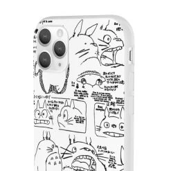 Totoro Original Character Sketch IPhone Cases -Ghibli Shop 62581 34