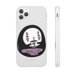Cute No Face Kaonashi Drinking Bubble Tea IPhone Cases -Ghibli Shop 62581 591