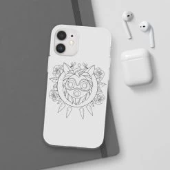 Princess Mononoke Mask In Black And White IPhone Cases 30 Princess Mononoke Mask In Black And White IPhone Cases -Ghibli Shop 68165 11 1